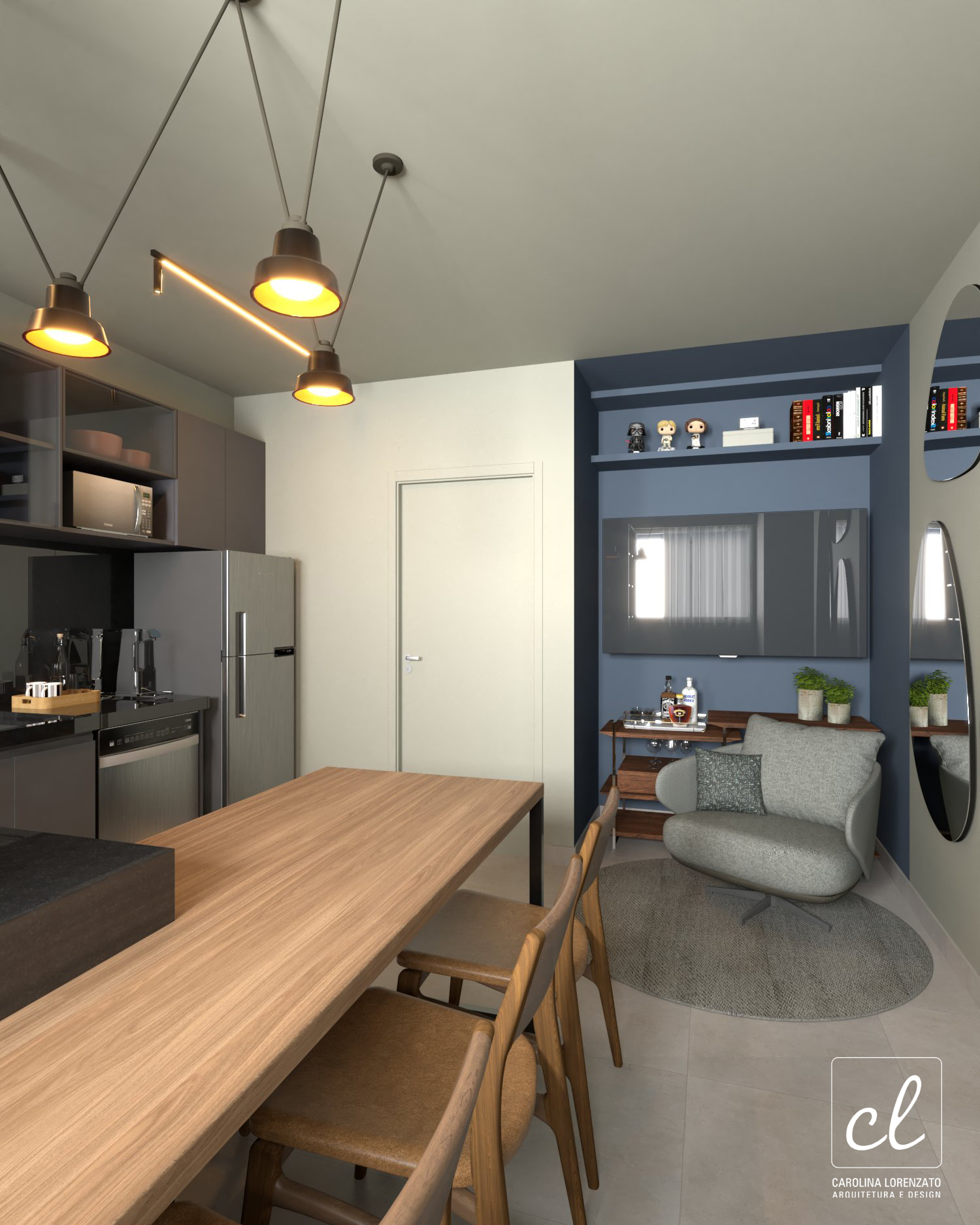 Sala de Estar - Projeto Residencial